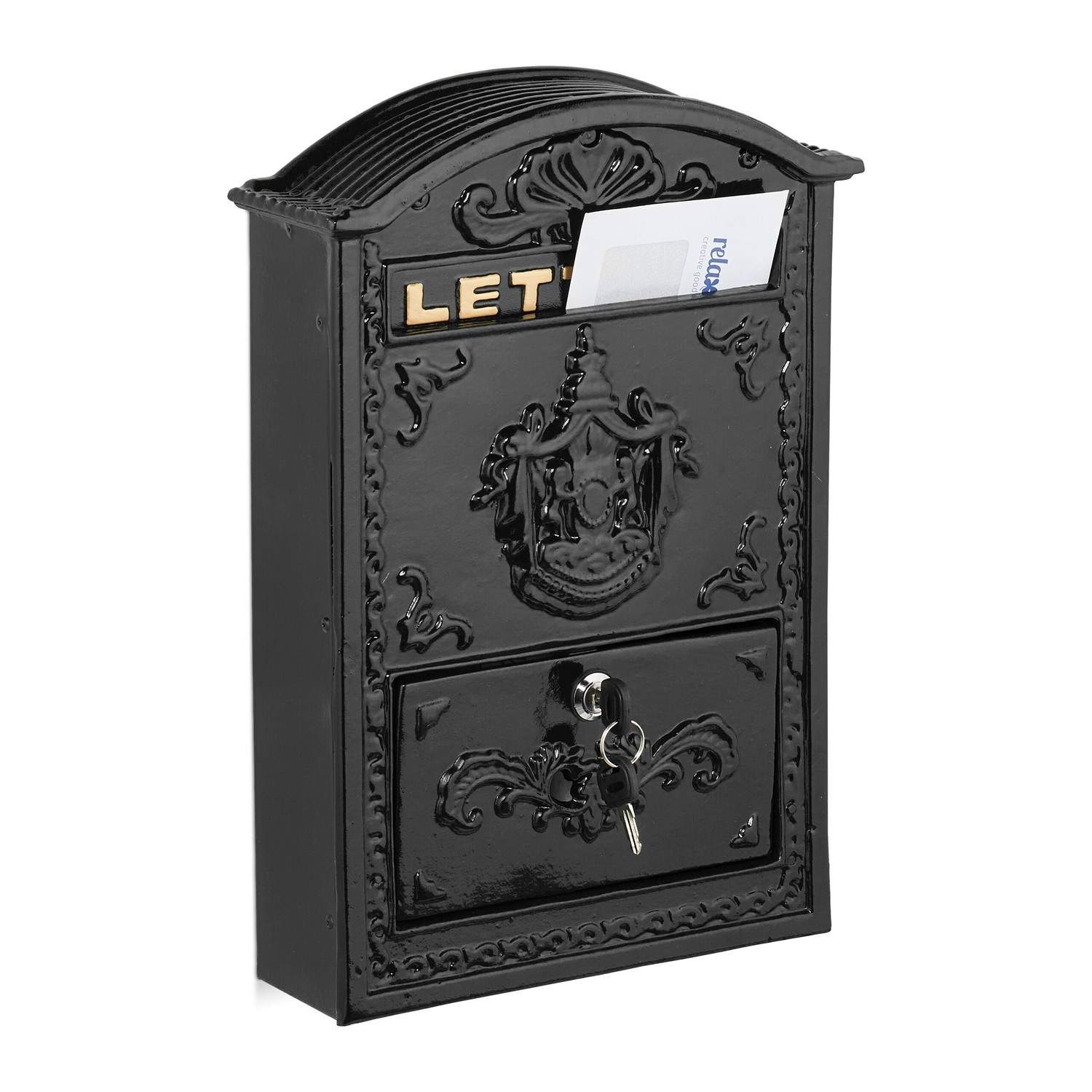 Vintage brevkasse – nostalgisk stil, sikker lås