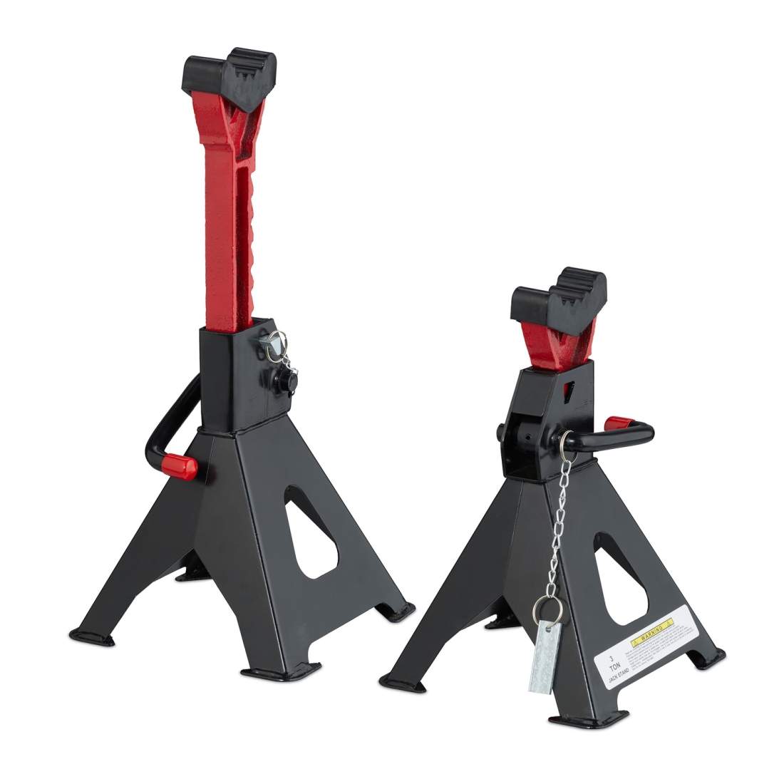 3-tons höjdjusterbara stativ för biljack, set om 2 | Hem & Hobby | Pryloteket