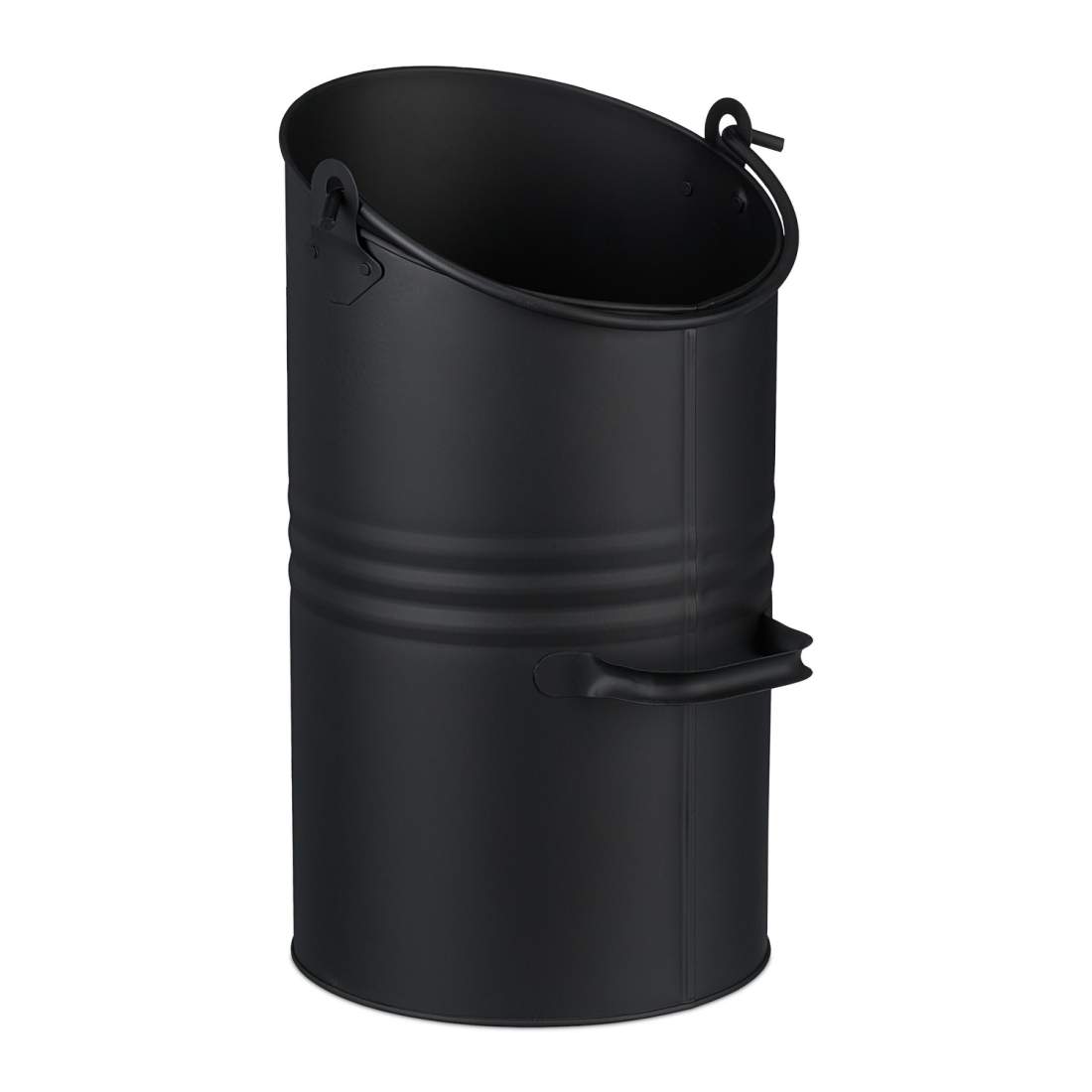 Black Iron Coal Scuttle – 12L, öppen spis & BBQ Essential | Hem & Hobby | Pryloteket