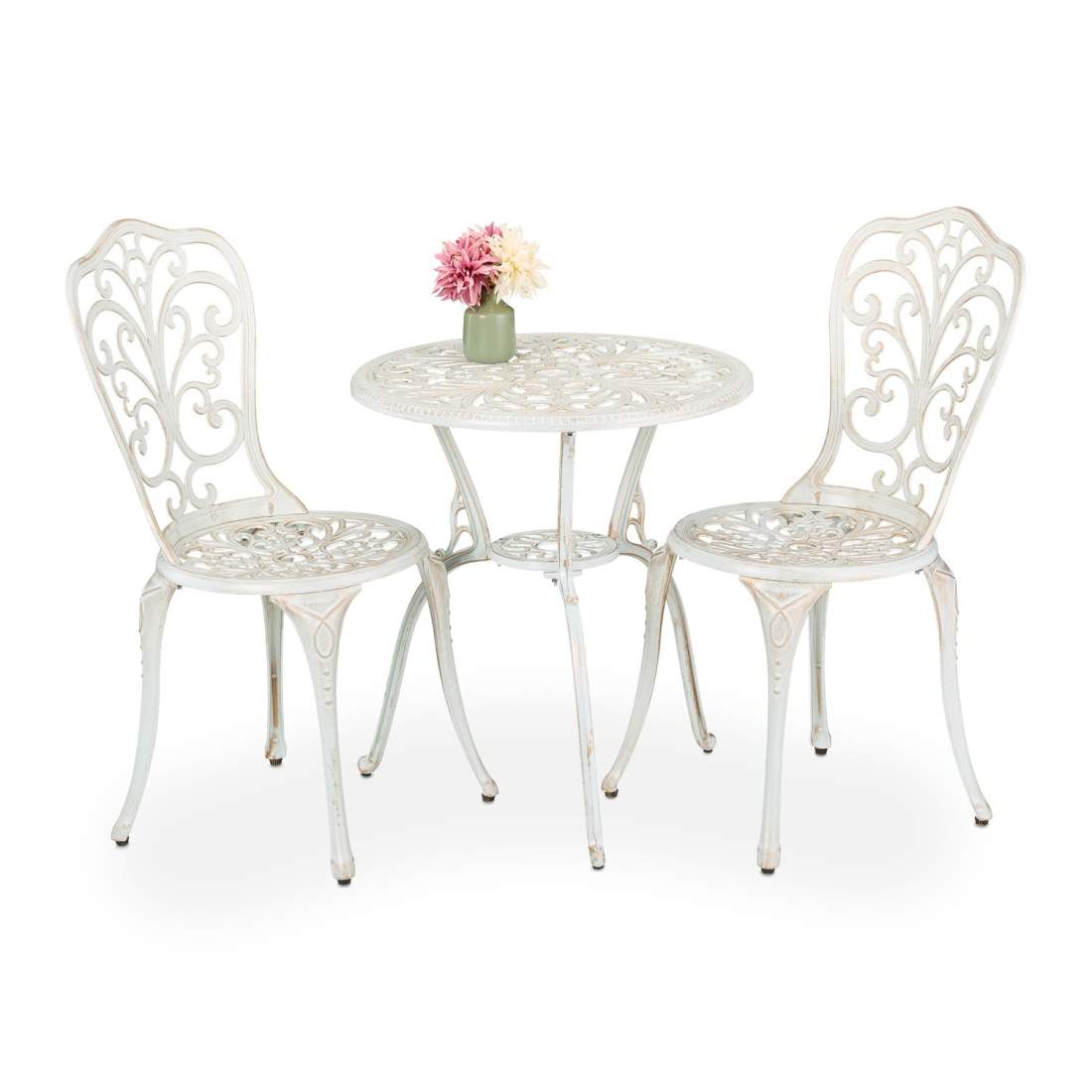 Garden Bistro Set – Antik design, bord och 2 stolar | Hem & Hobby | Pryloteket