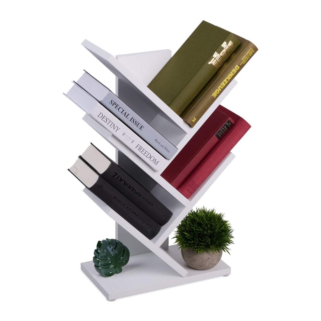 Tree Bookshelf – Modern Multi-Level Storage Unit | Hem & Hobby | Pryloteket