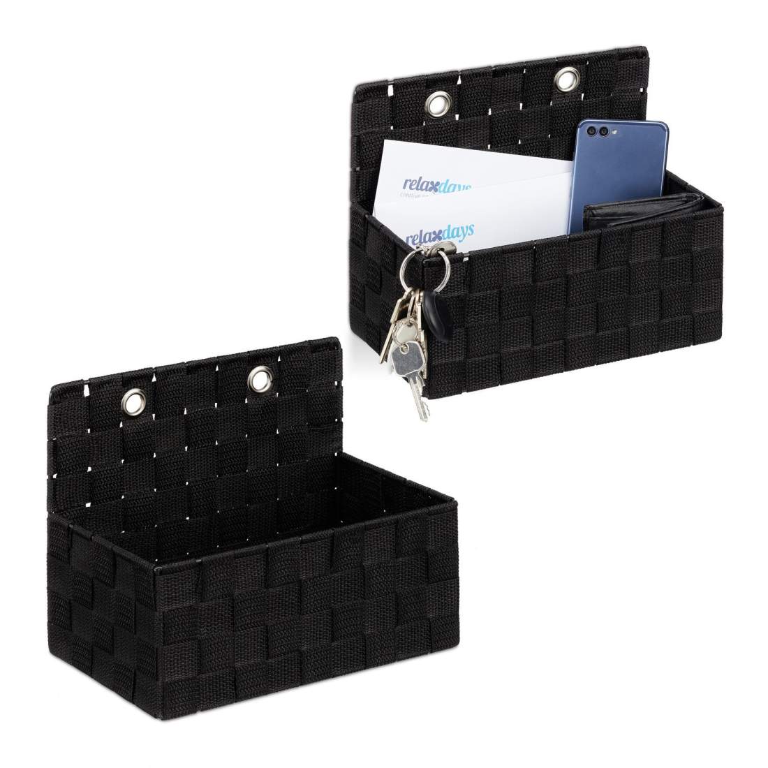 Hängande väggkorgar – set om 2, platsbesparande förvaring | Hem & Hobby | Pryloteket