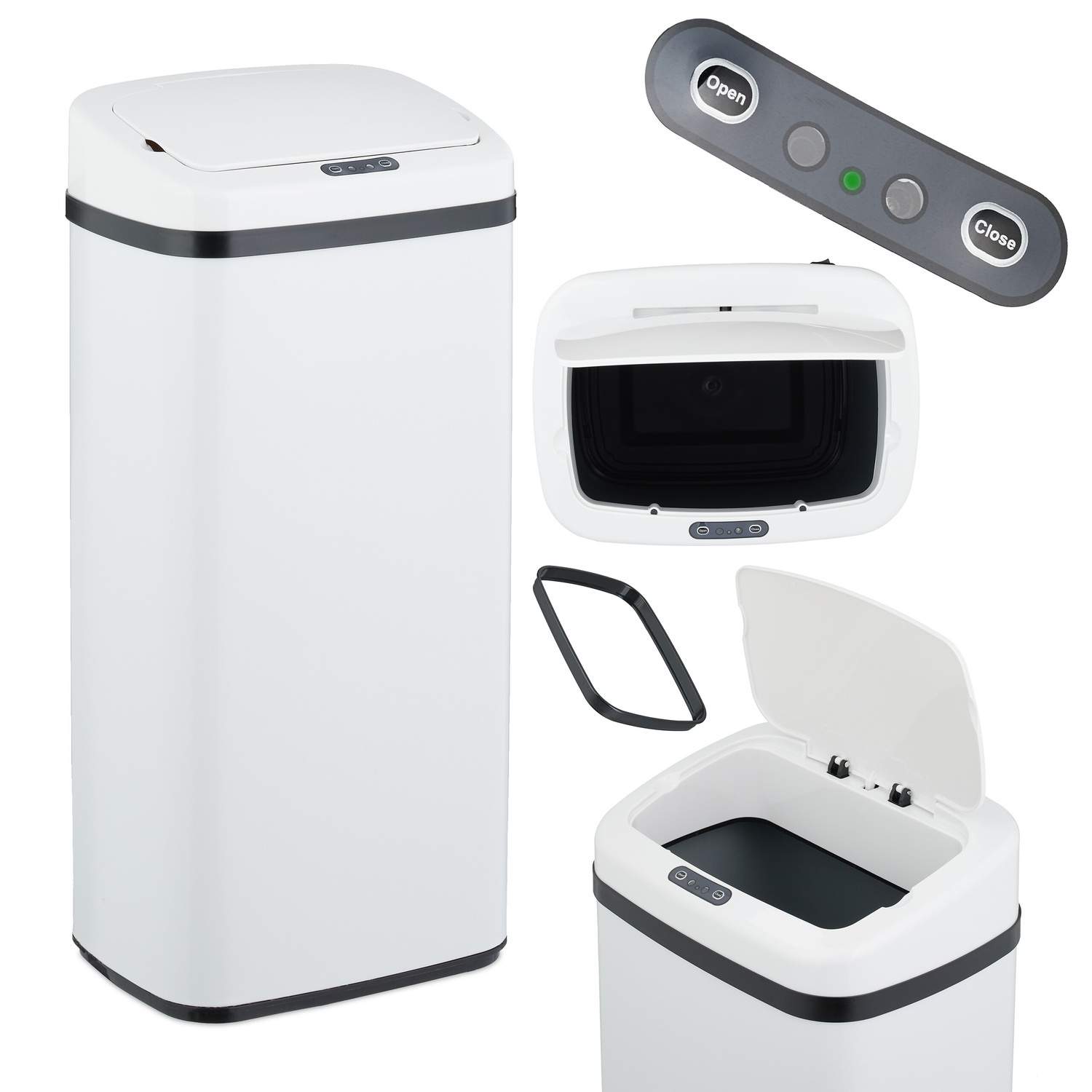 Stor kökskärl i stål med automatisk sensor | Hem & Hobby | Pryloteket