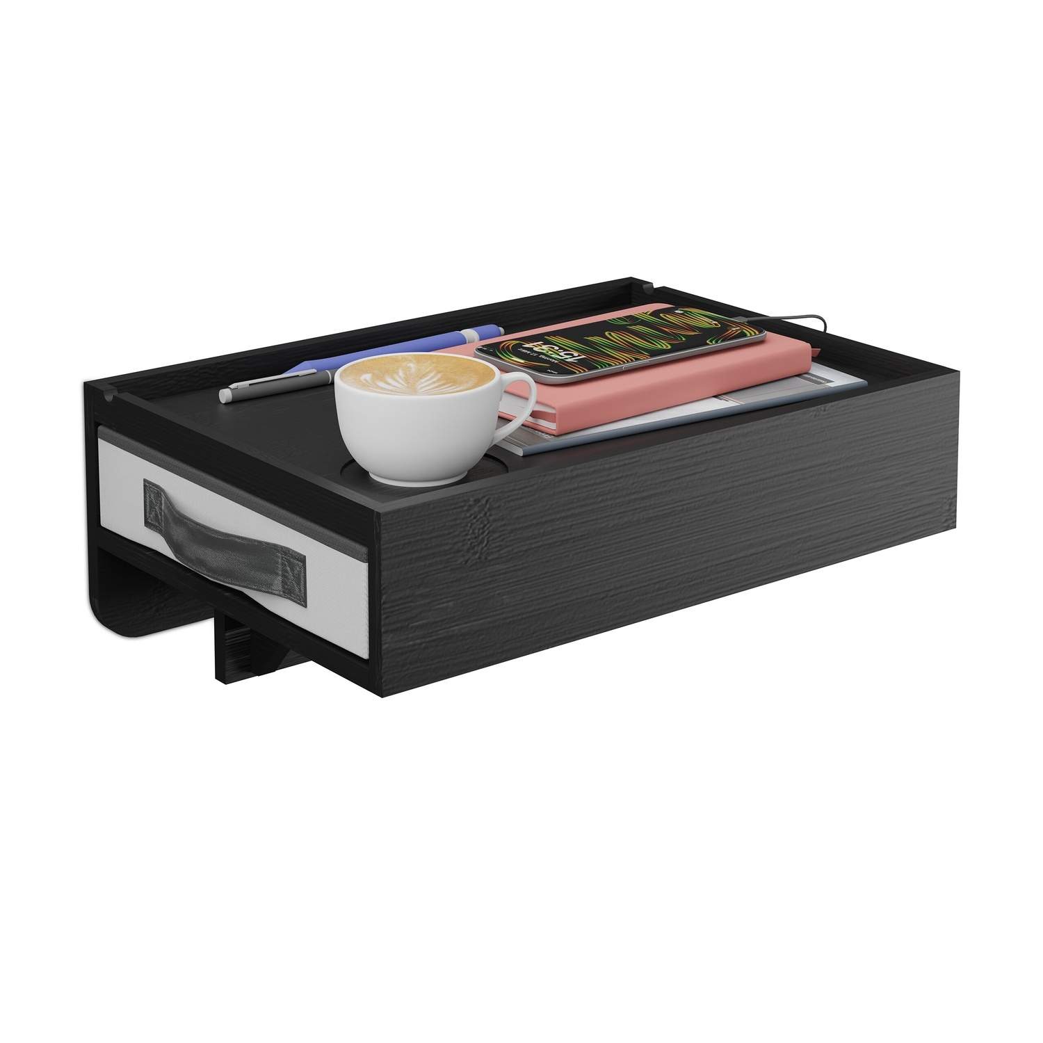 Clip-On Bambus sengehylde – pladsbesparende opbevaring