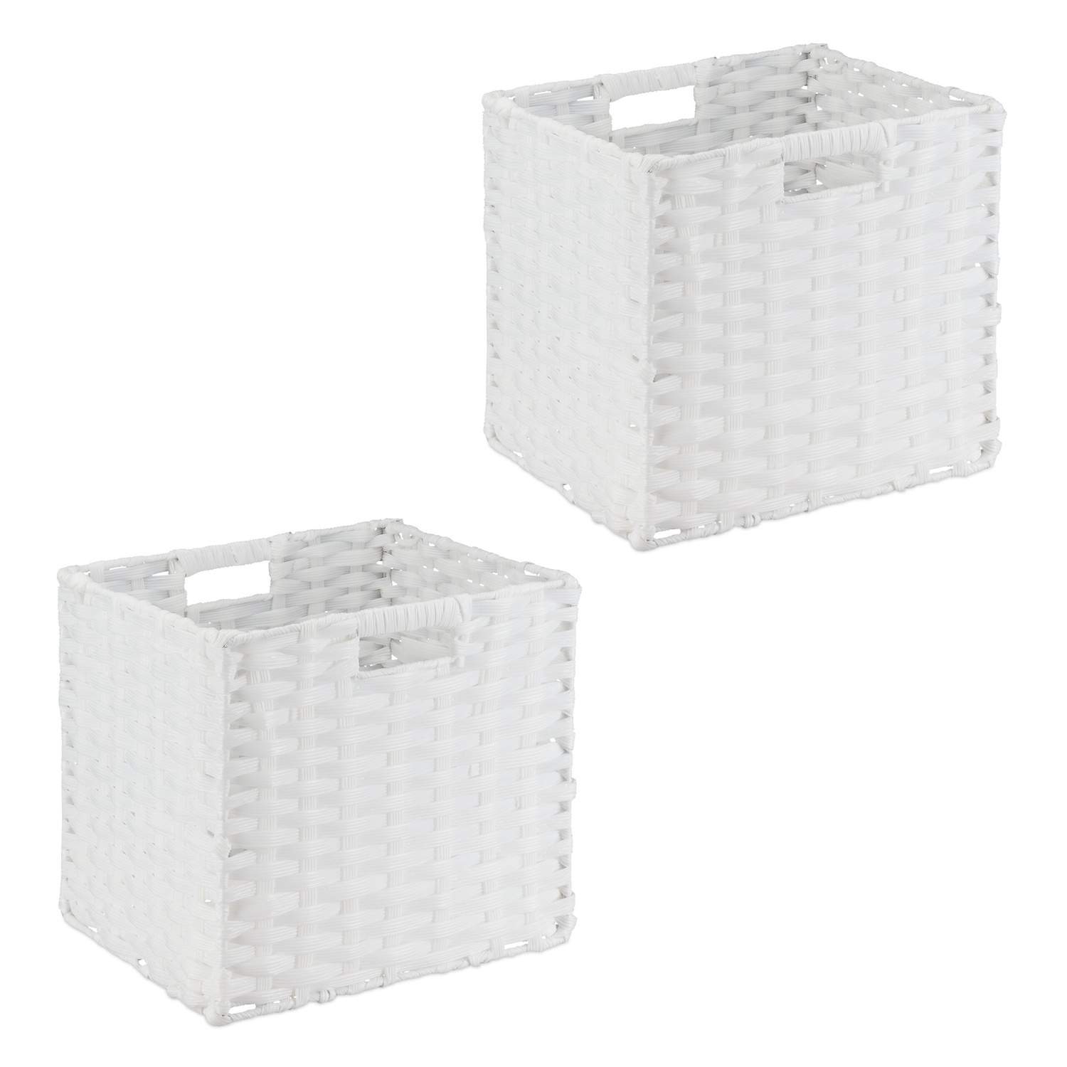 Opbevaringskurve Sæt med 2 – Holdbart vævet design