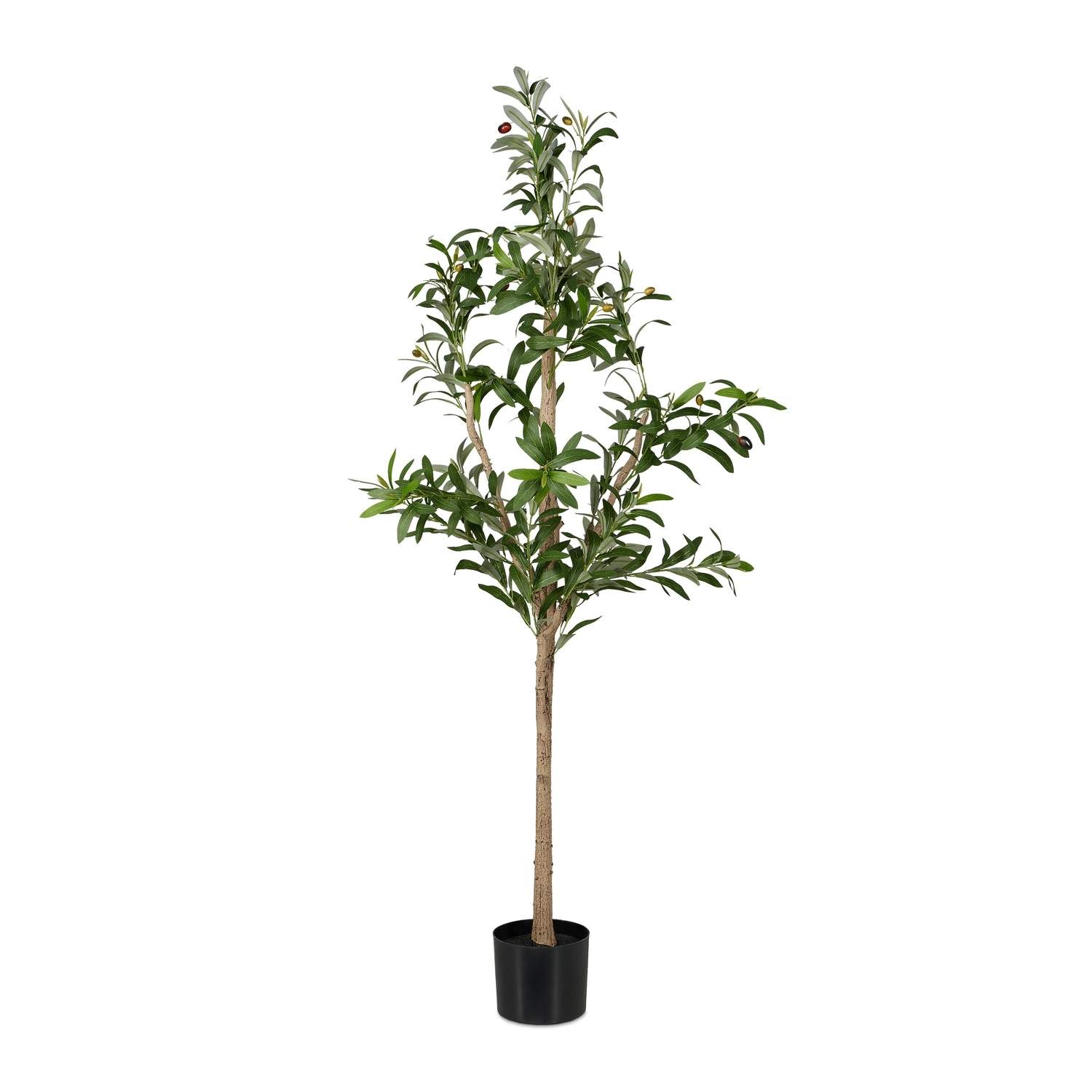 Kunstigt oliventræ i potte – Realistisk indretning med lav vedligeholdelse