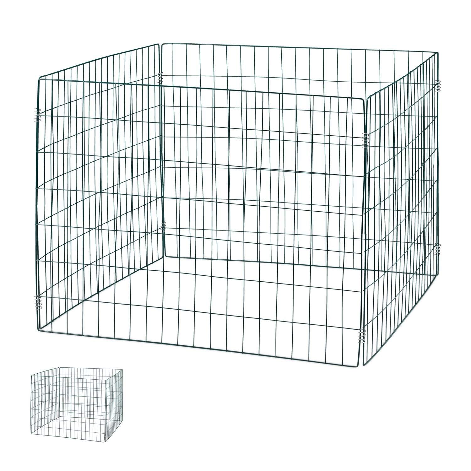 Kompostbeholdere i grønt stål – 2 stk., høj kapacitet