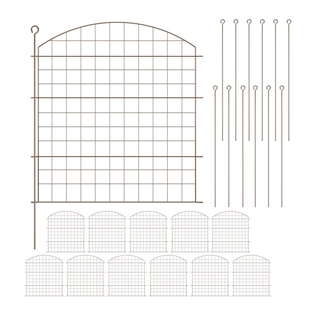 Trädgårdsstaket i metall med dekorativ båge – dammskydd | Hem & Hobby | Pryloteket
