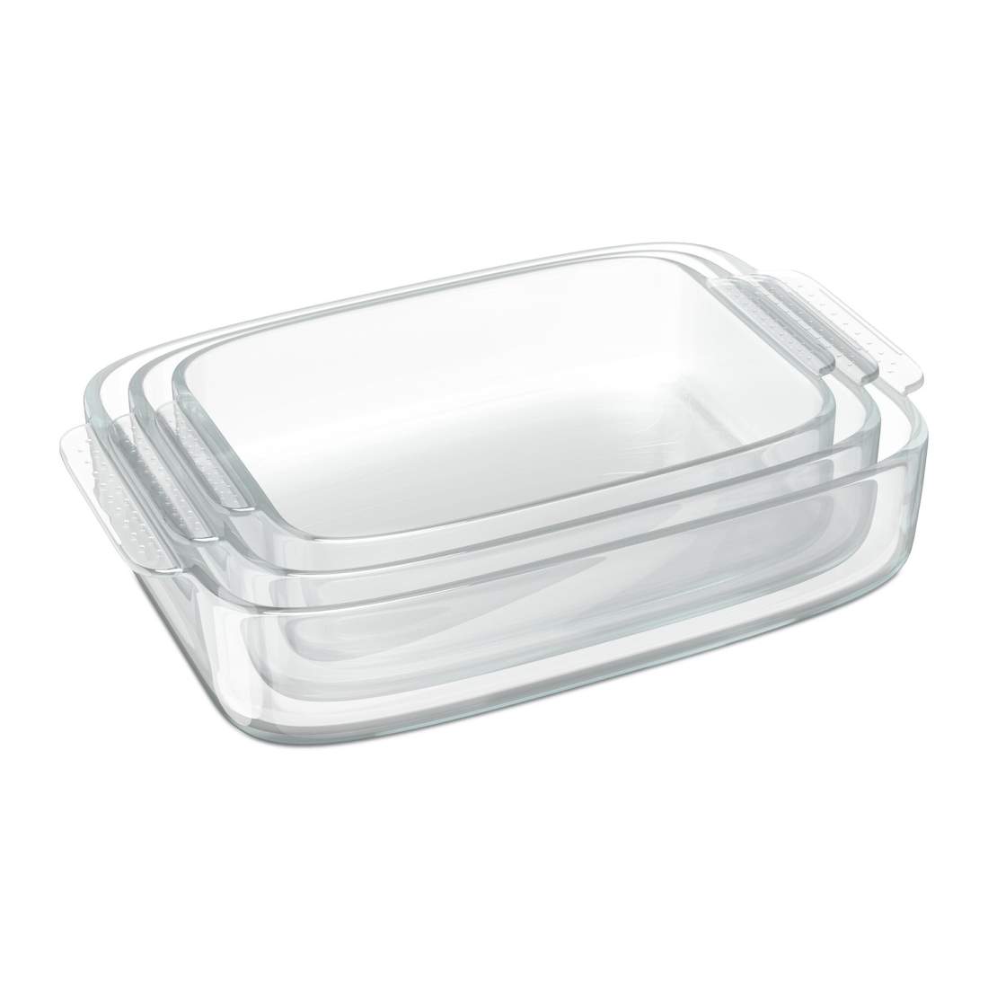 Bakformsset i glas – 3 storlekar för mångsidig matlagning | Hem & Hobby | Pryloteket