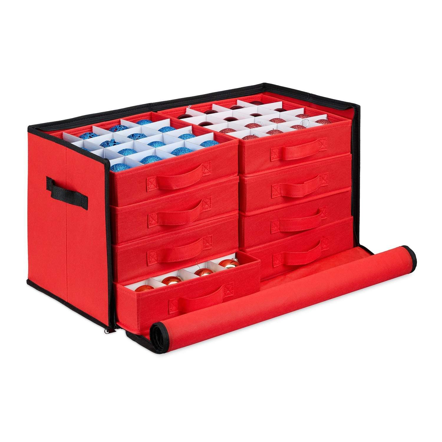 Opbevaringsboks til julekugler – Plads til 48 ornamenter