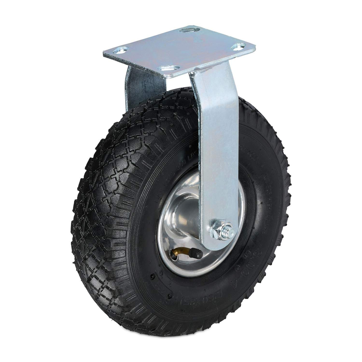 Pneumatisk dæklasthjul med stålplade