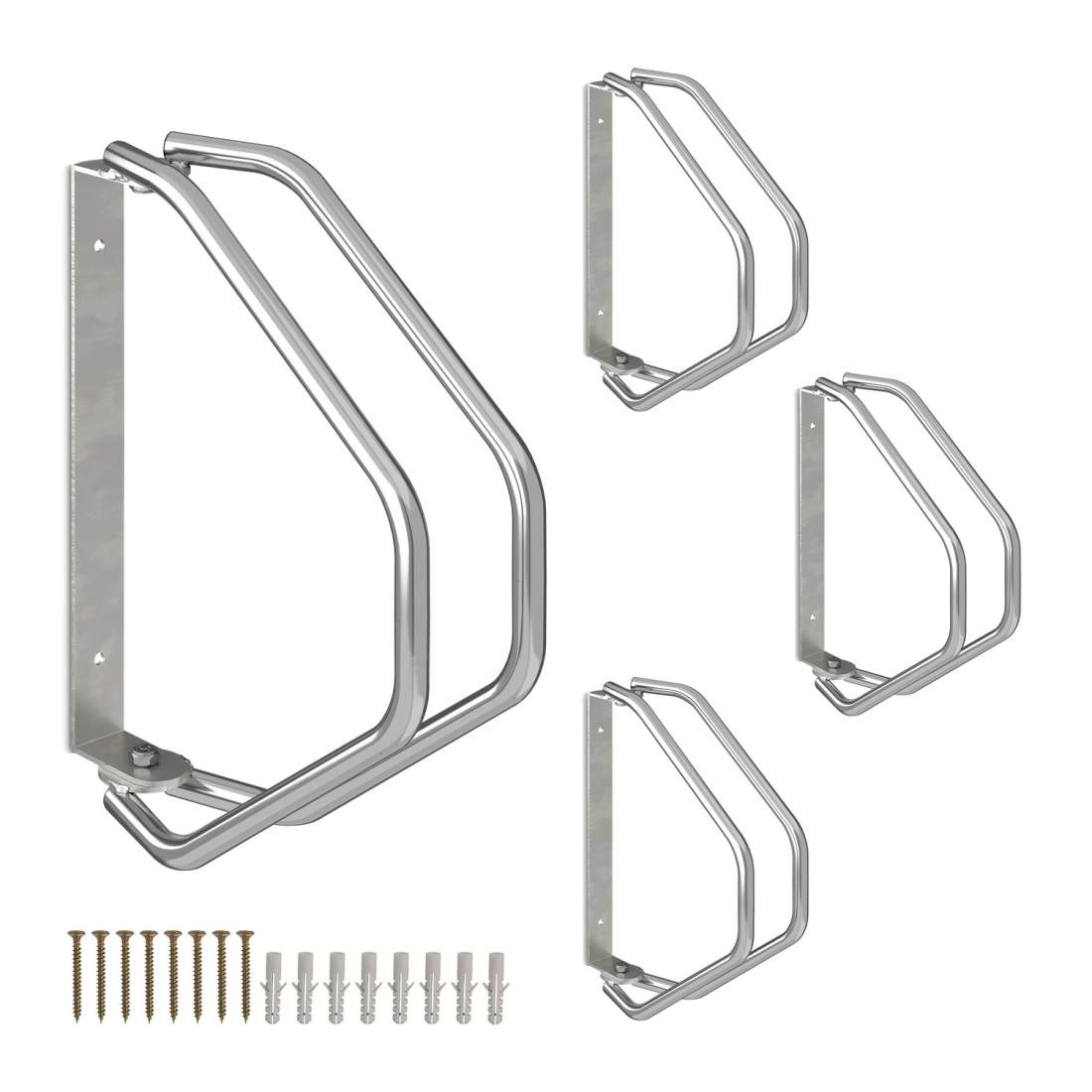 Väggmonterad svängbar cykelställsats – platsbesparande stål | Hem & Hobby | Pryloteket