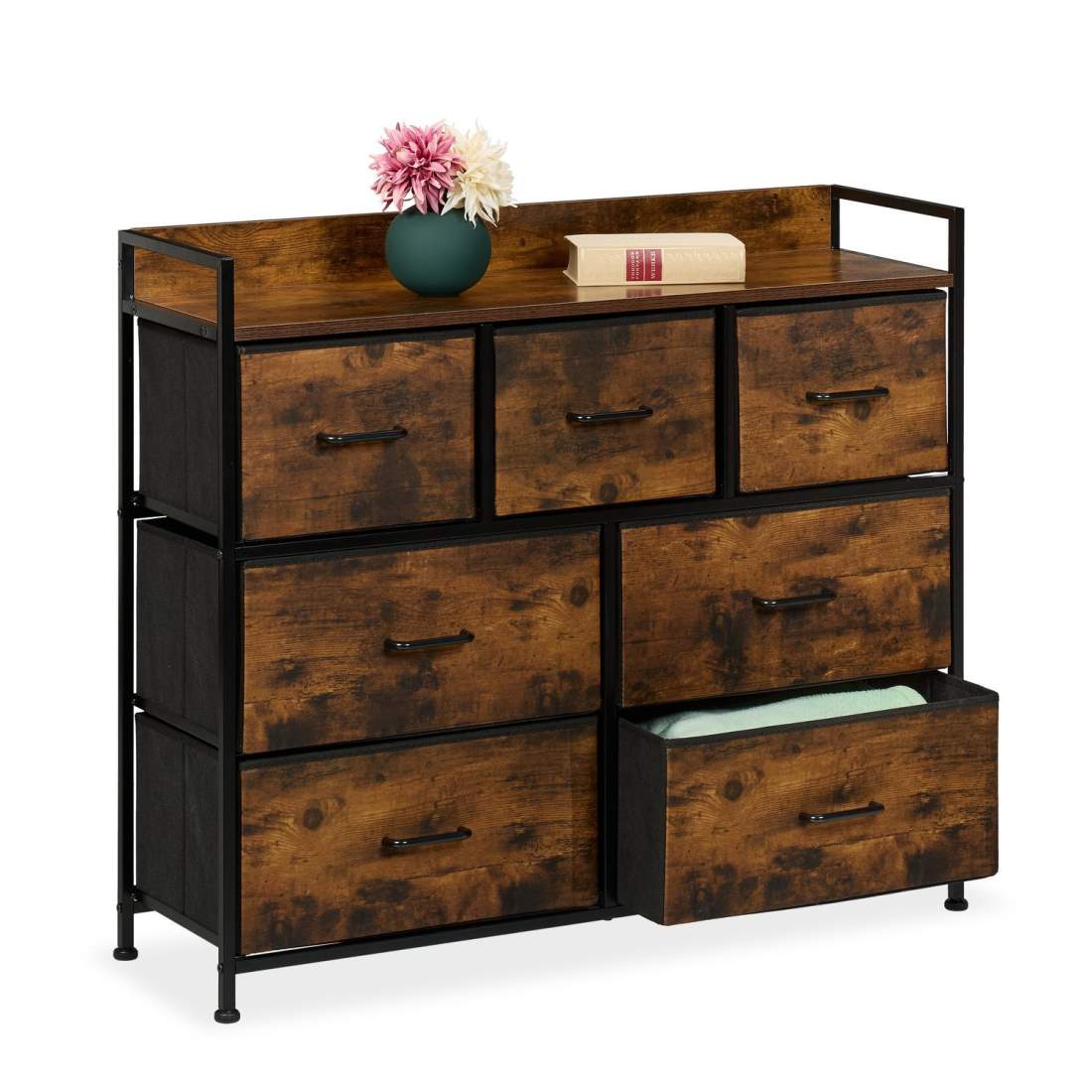 Byrå – 7 tyglådor, mångsidig förvaring | Hem & Hobby | Pryloteket