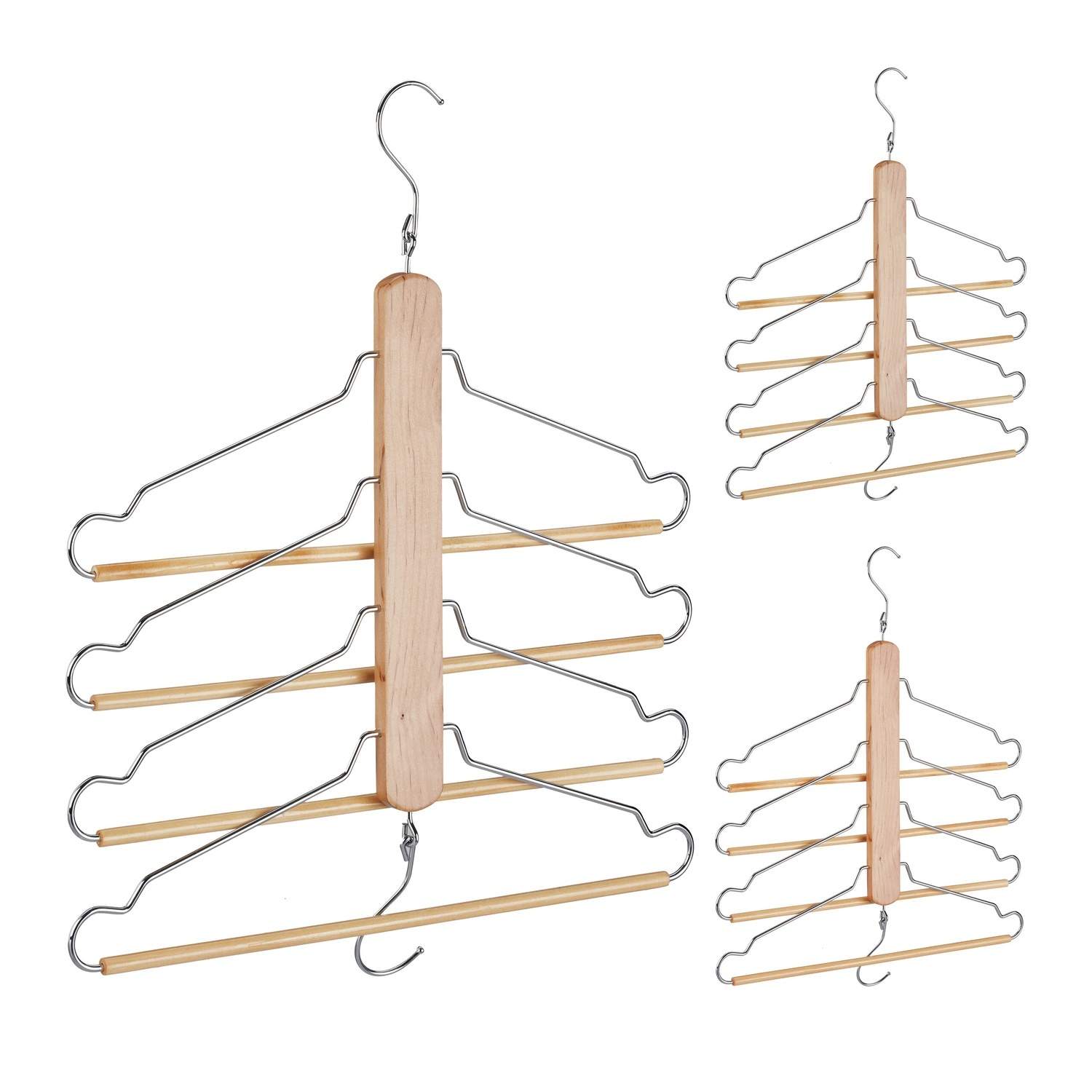 Flera klädhängare – platsbesparande Lotus Wood Organizer | Hem & Hobby | Pryloteket