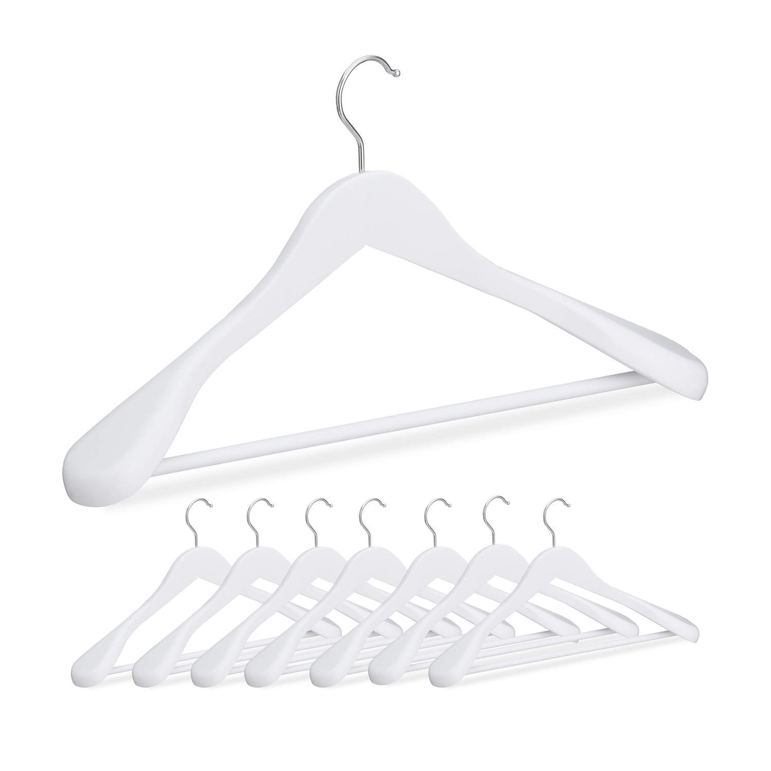 Dragtophæng med bred skulderstøtte – sæt med 8