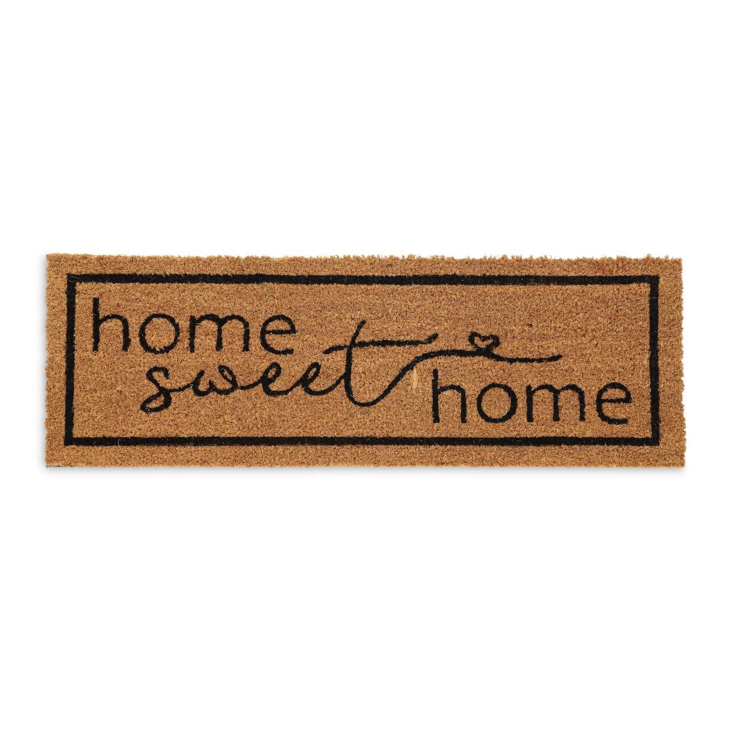 Coconut Doormat – Home Sweet Home Print, indendørs/udendørs