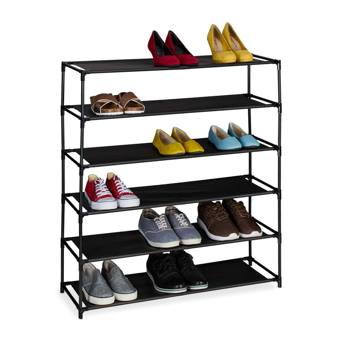 Skoställ med tyghyllor – Enkel montering, platsbesparande | Hem & Hobby | Pryloteket