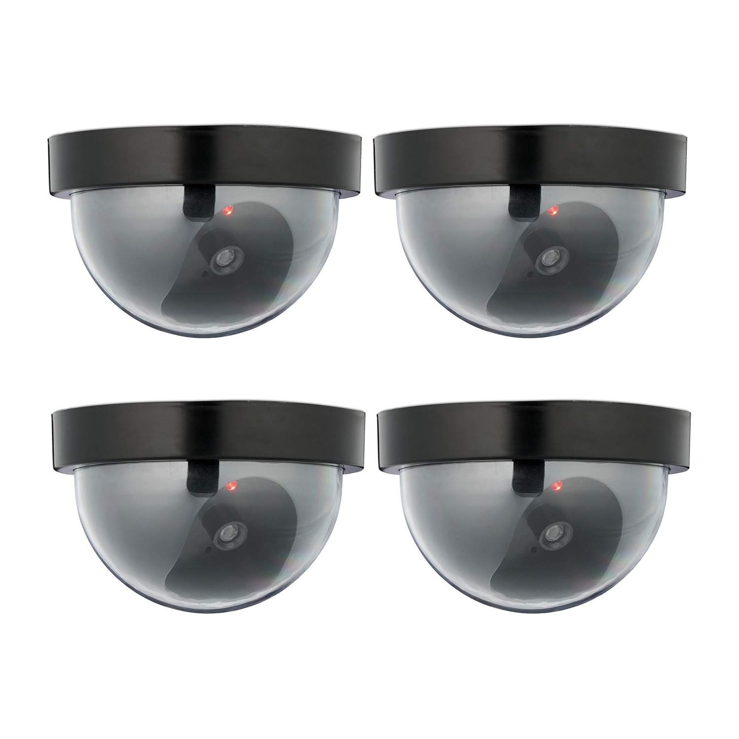 Fake Dome sikkerhedskameraer – Realistisk LED, indendørs/udendørs