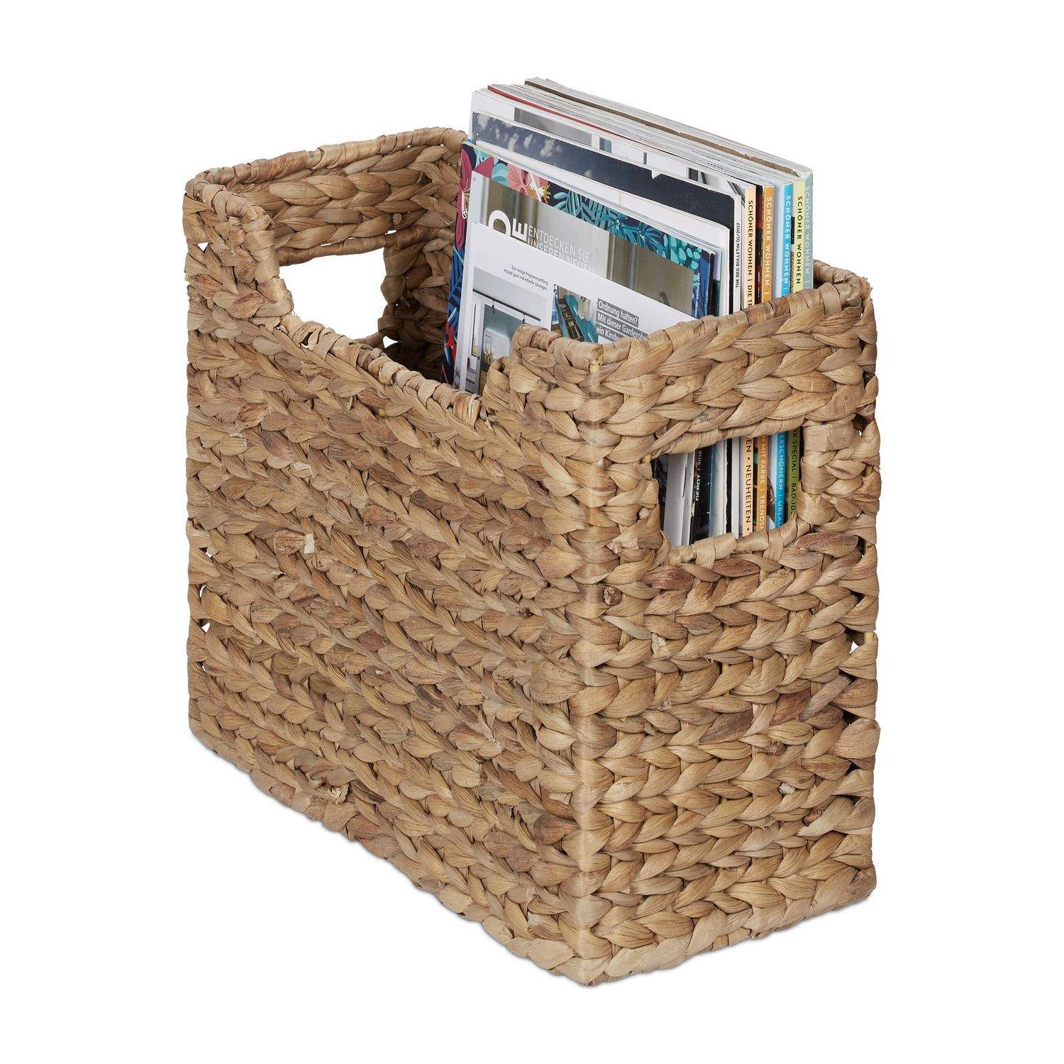 Vandhyacint magasinstativ – stilfuld opbevaringskurv