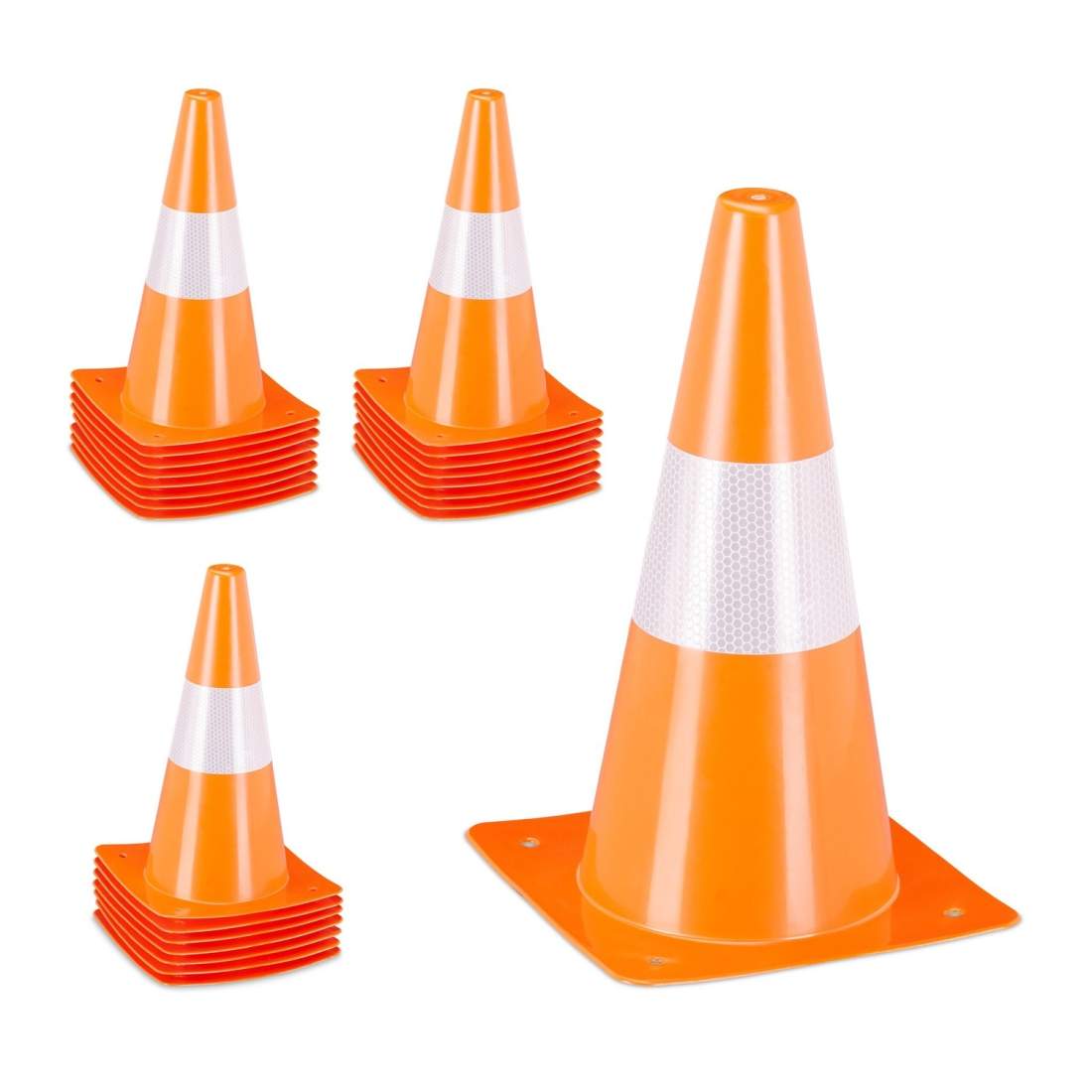 Reflekterande säkerhetskoner – Set med 24, stora och mångsidiga | Hem & Hobby | Pryloteket