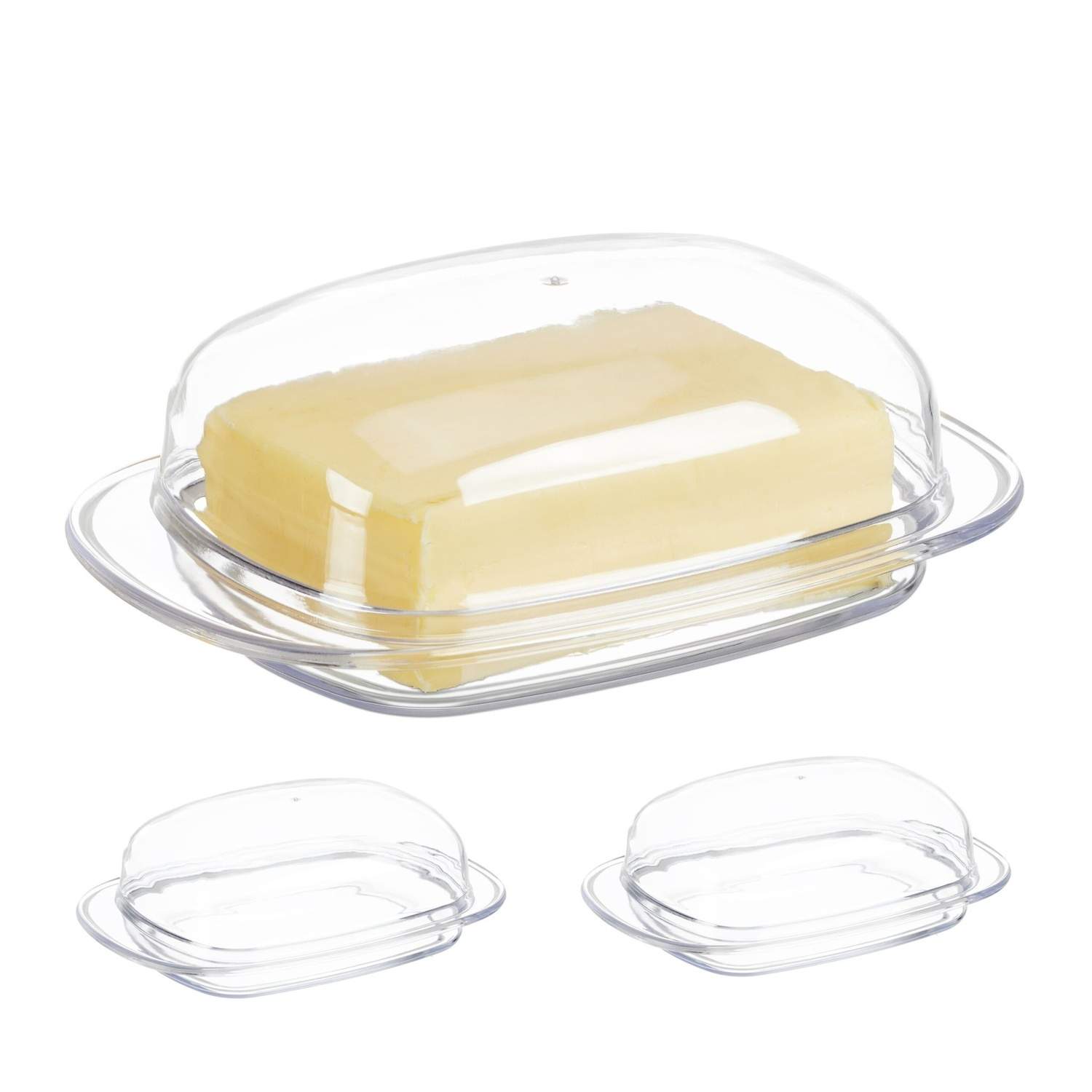 Smörskålsset i plast – Håller smöret fräscht, 3-pack | Hem & Hobby | Pryloteket