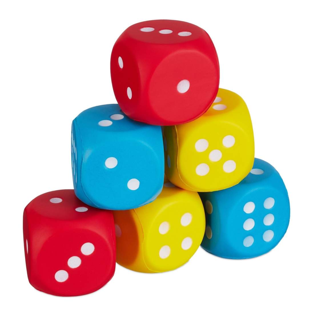 Skumtärningsset med 6 - mjuka, tysta nummerkuber för barn | Hem & Hobby | Pryloteket