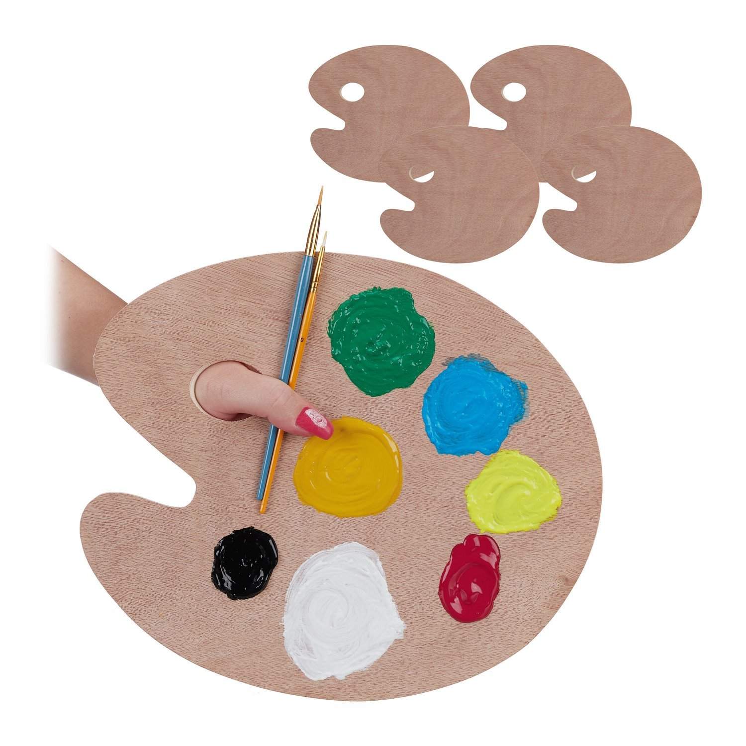 Trækunstnerpaletter, sæt med 5 - nyreform