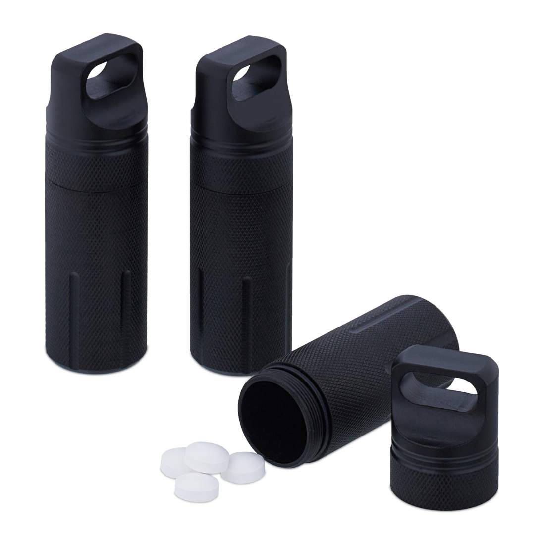 Vattentäta aluminium nyckelringskapslar – set om 3 | Hem & Hobby | Pryloteket