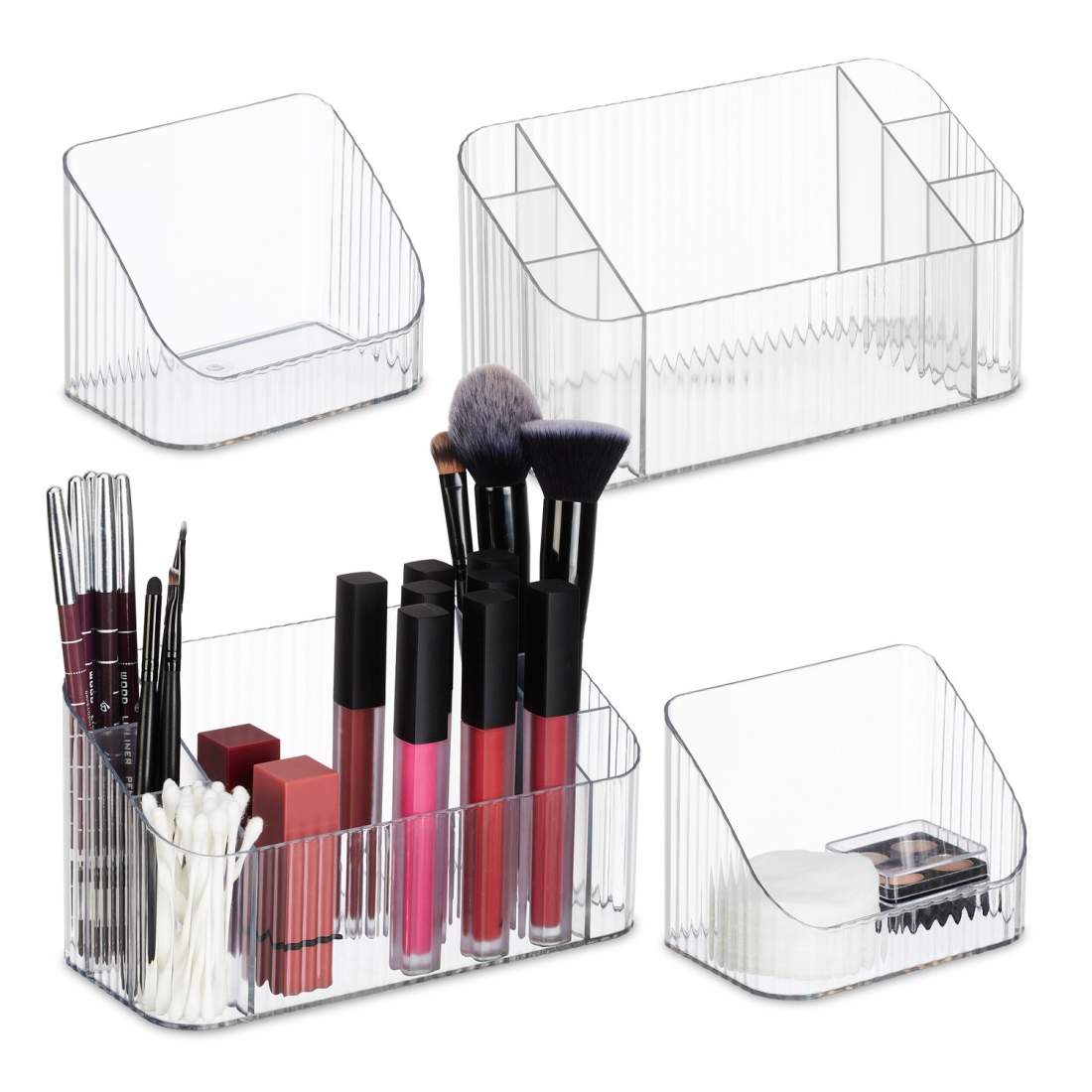 Beauty Organizer Set – 2-delad kosmetisk förvaringslåda | Hem & Hobby | Pryloteket