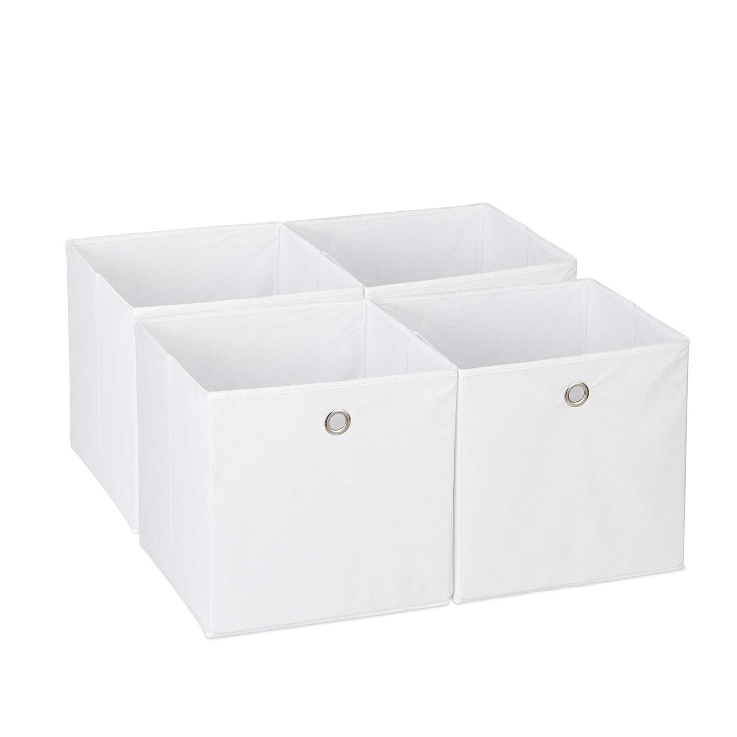 Vikbara hyllplansboxar – Set med 4, enkel förvaring | Hem & Hobby | Pryloteket