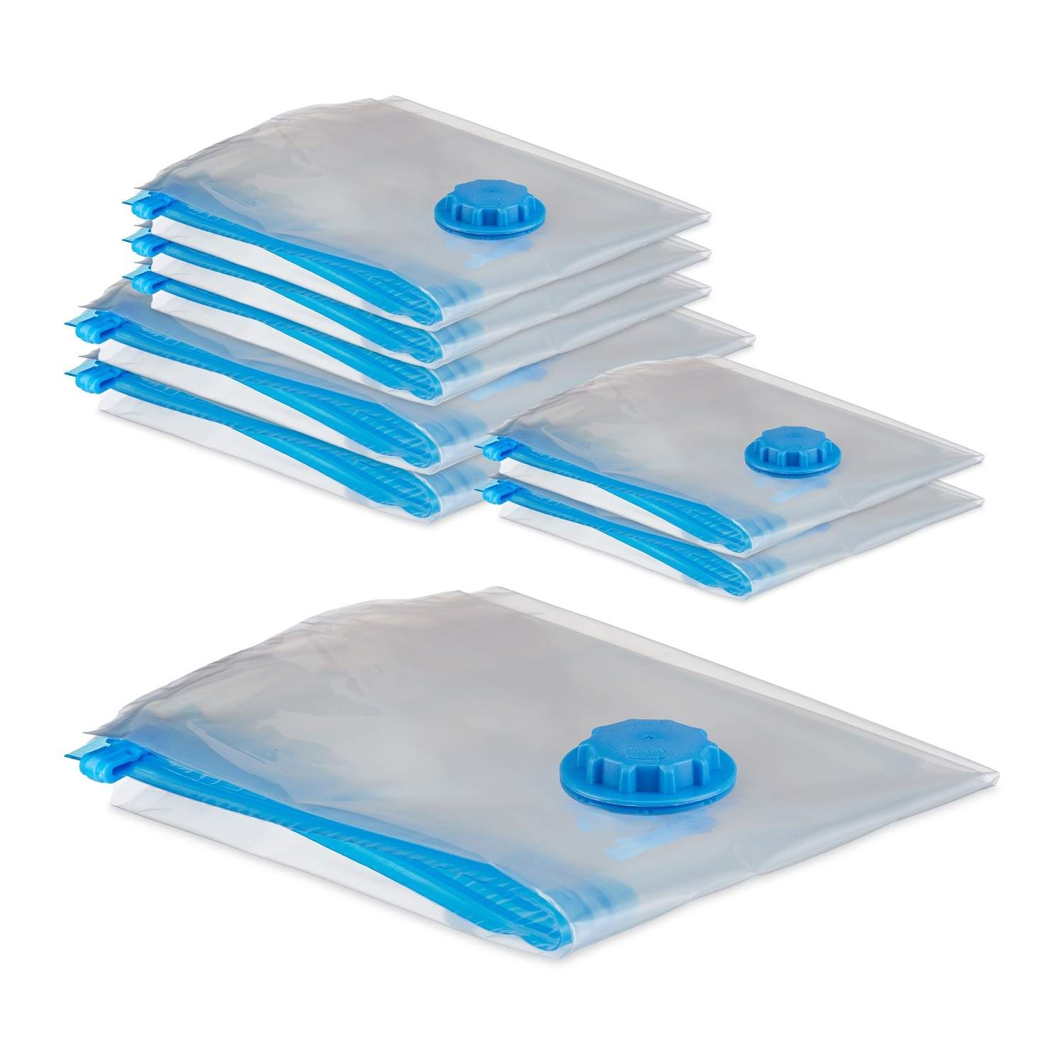 Vakuumopbevaringsposer sæt – 3 størrelser, pladsbesparende løsning