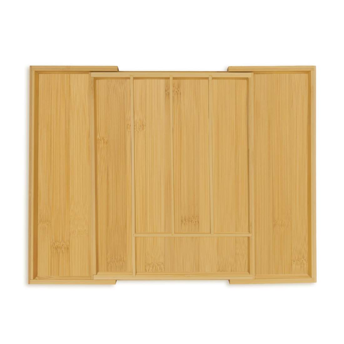 Justerbar bestickbricka i bambu – 7 fack | Hem & Hobby | Pryloteket