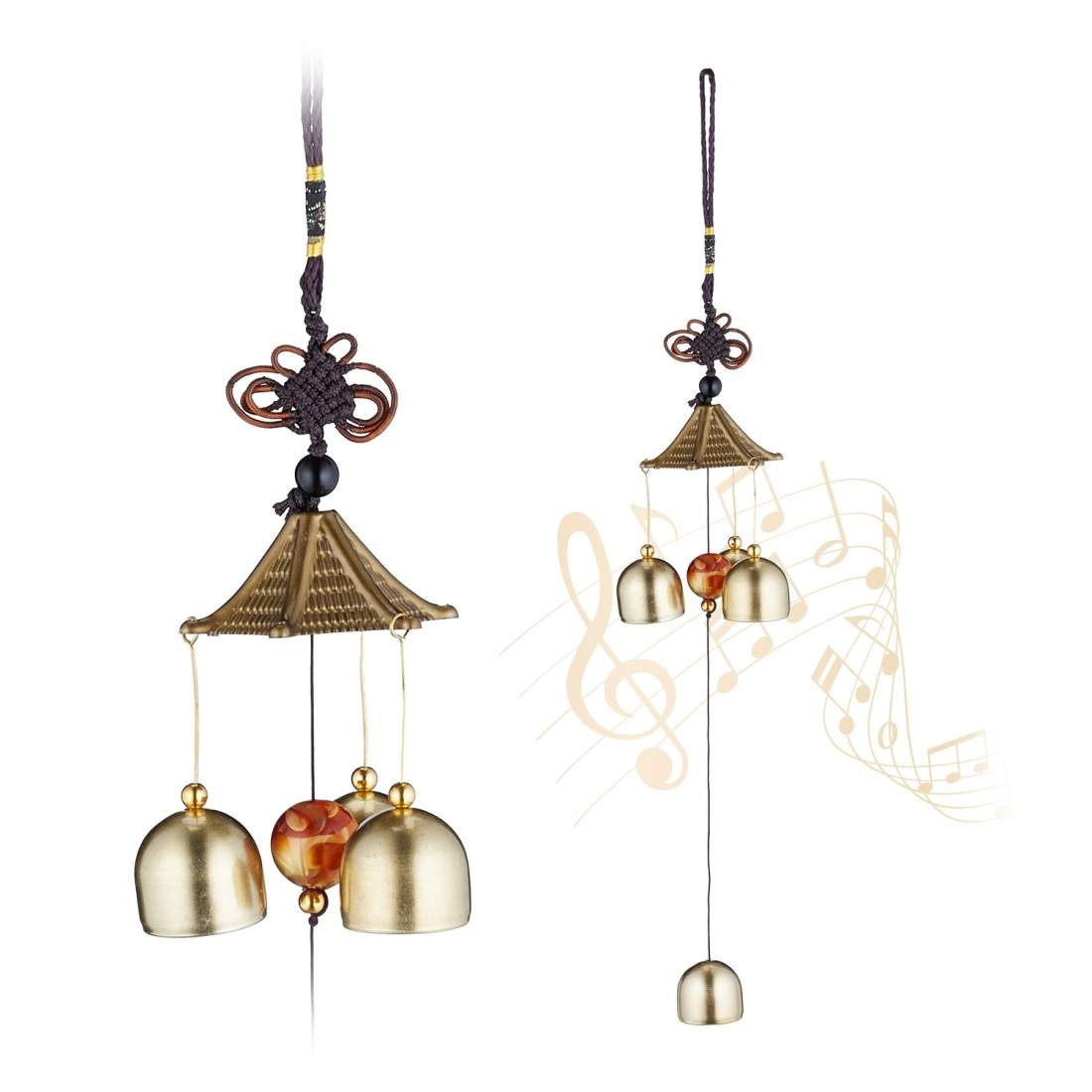 Metal Wind Chimes Set om 2 – Feng Shui inomhus/utomhus | Hem & Hobby | Pryloteket
