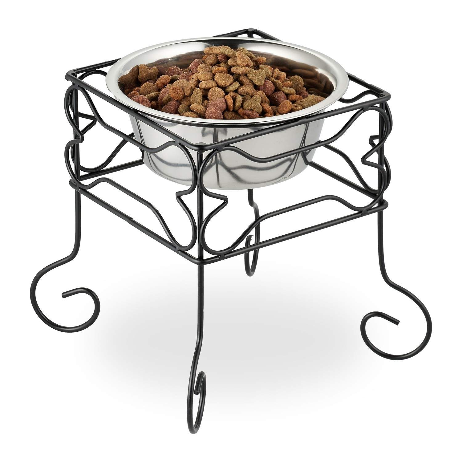 Upphöjd hundskålstativ – 1500 ml, halsvänlig design | Hem & Hobby | Pryloteket