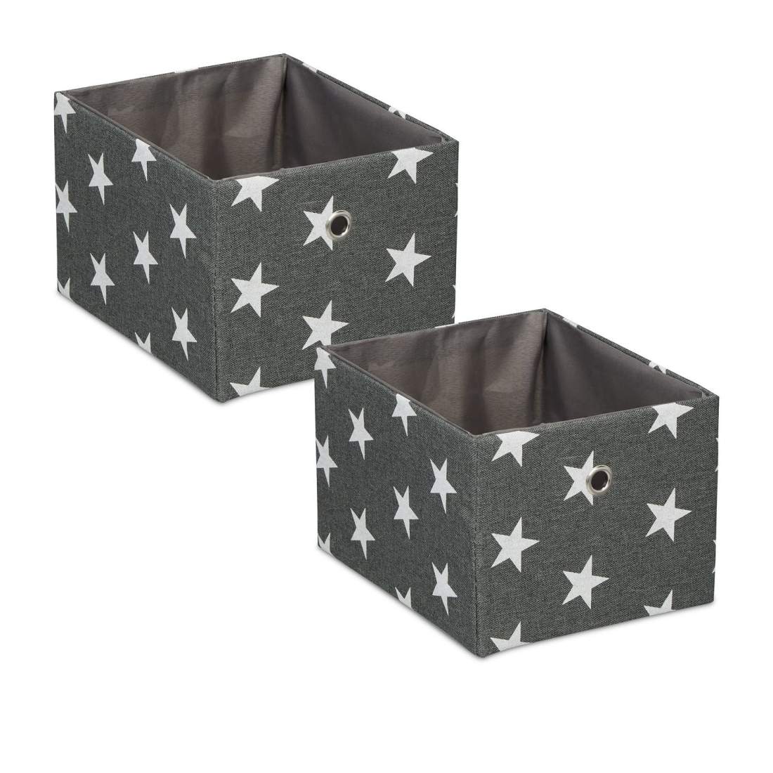 Starry förvaringslådor – set med 2, tygorganisatorer | Hem & Hobby | Pryloteket