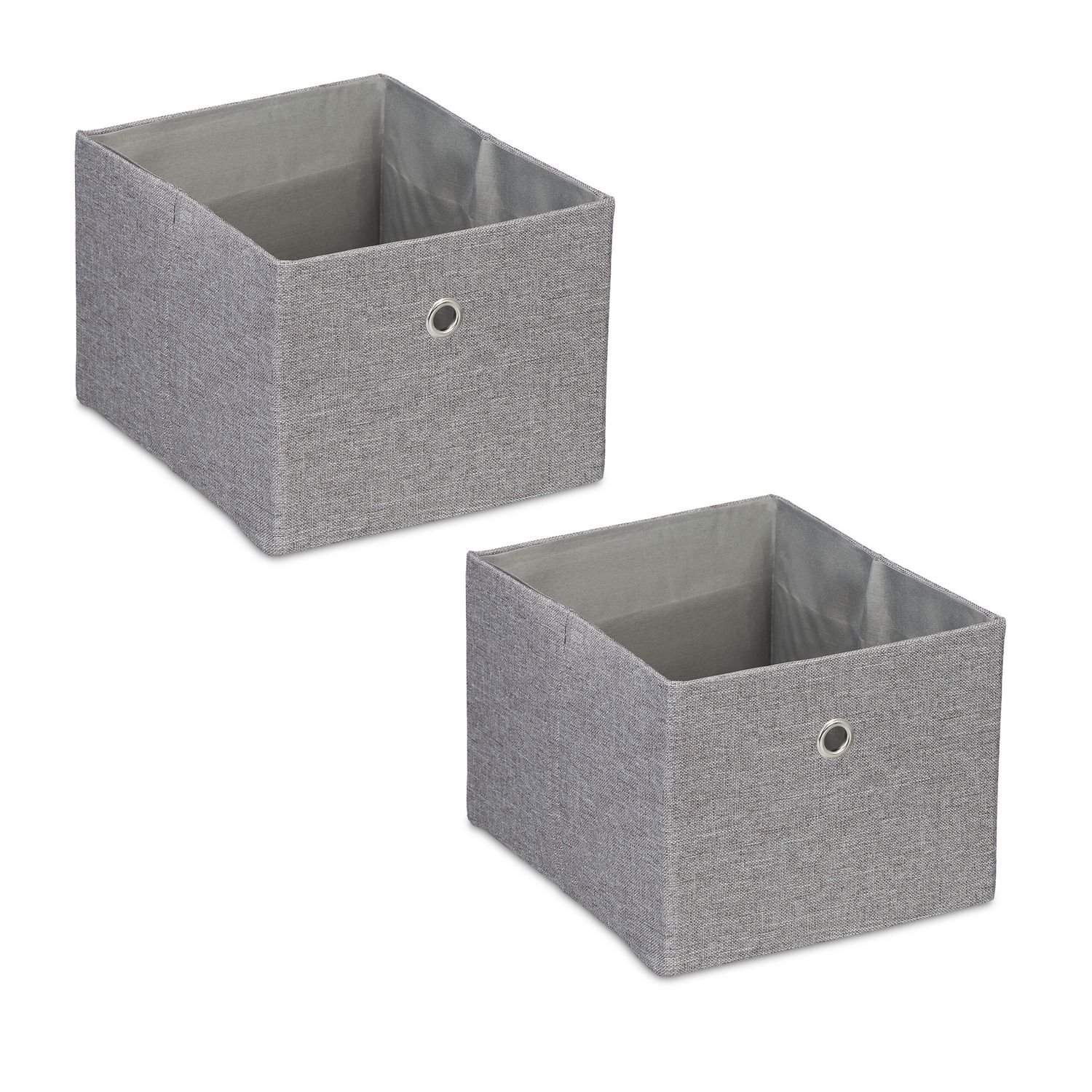 Förvaringslådor Set med 2 – mångsidiga tygorganisatorer | Hem & Hobby | Pryloteket