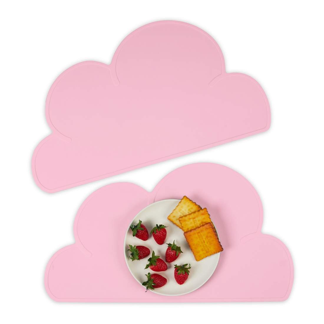 Silicone Cloud bordstabletter för barn – set med 2, halkfria | Hem & Hobby | Pryloteket