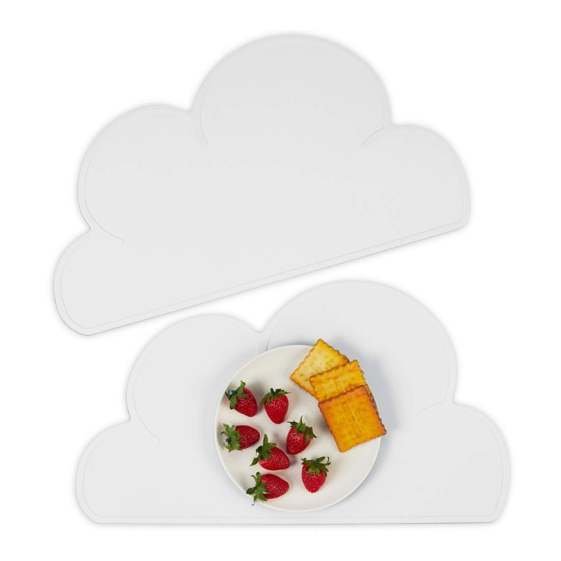 Silicone Cloud bordstabletter för barn – set med 2, halkfria | Hem & Hobby | Pryloteket