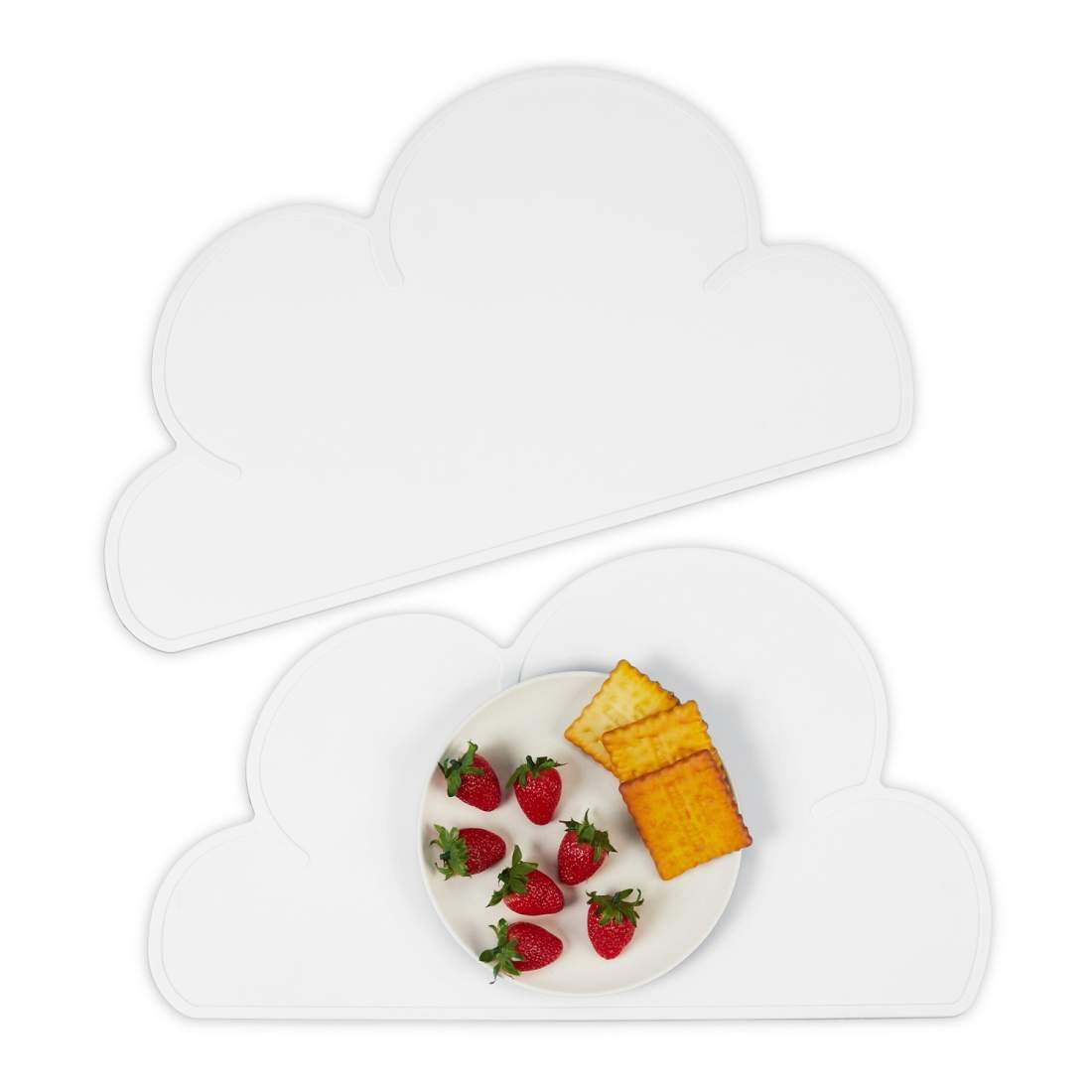 Silicone Cloud bordstabletter för barn – set med 2, halkfria | Hem & Hobby | Pryloteket