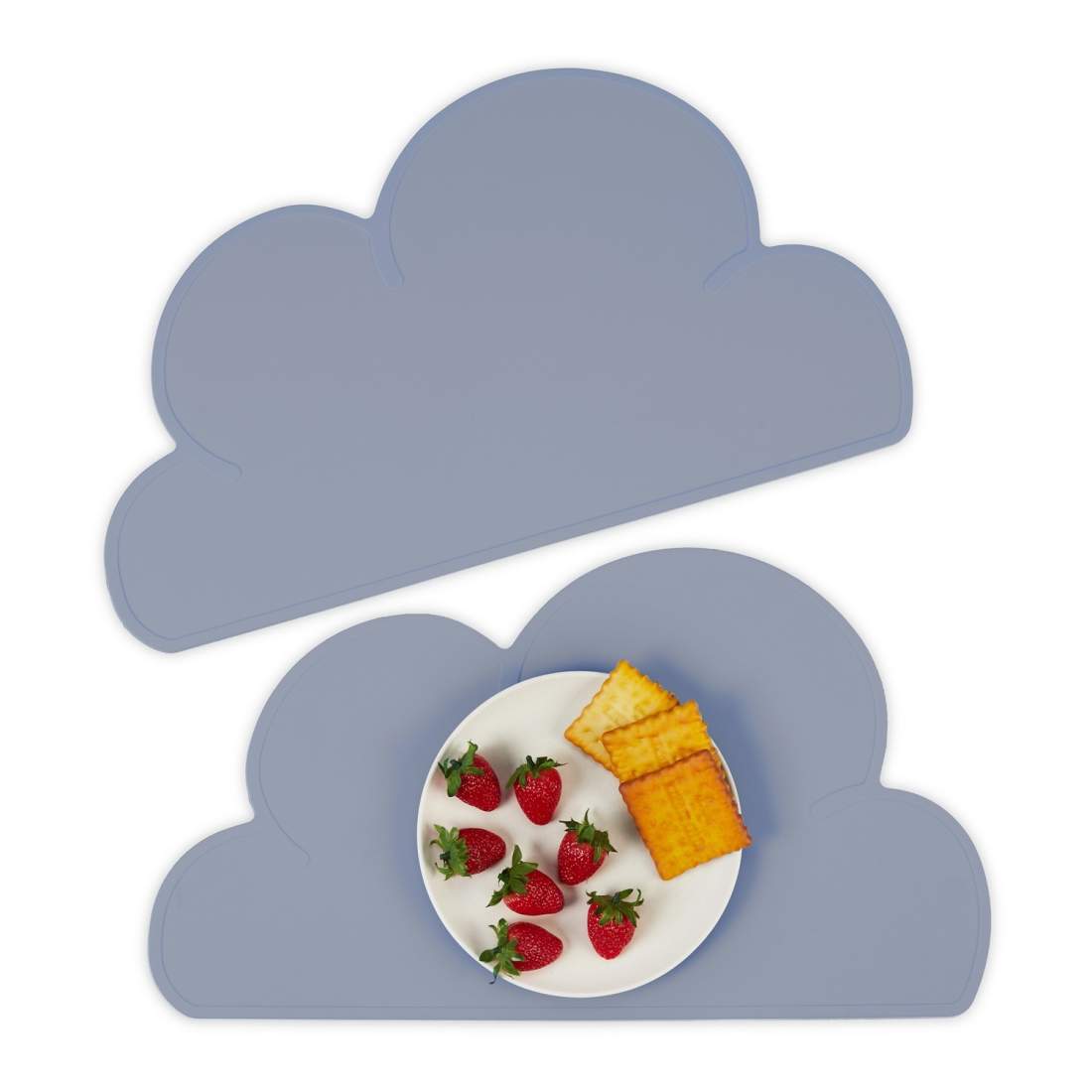 Silicone Cloud bordstabletter för barn – set med 2, halkfria | Hem & Hobby | Pryloteket