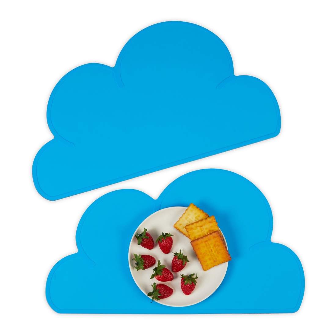Silicone Cloud bordstabletter för barn – set med 2, halkfria | Hem & Hobby | Pryloteket