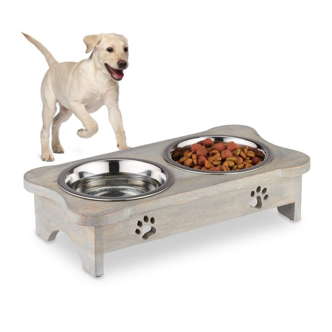 Förhöjd hundmatare med benstativ – nackskydd | Hem & Hobby | Pryloteket