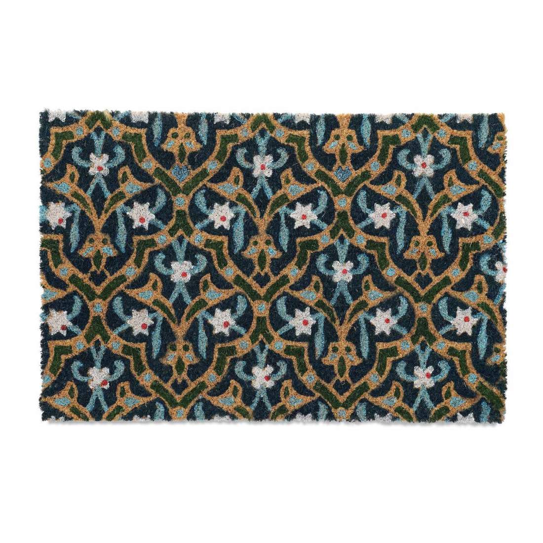 Coir Dörrmatta – Orientalisk blommig, hållbar och halkfri | Hem & Hobby | Pryloteket