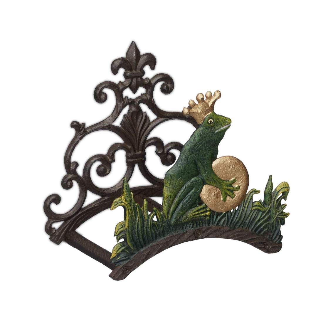 Cast Iron Frog Prince Slanghållare – Antik stil | Hem & Hobby | Pryloteket