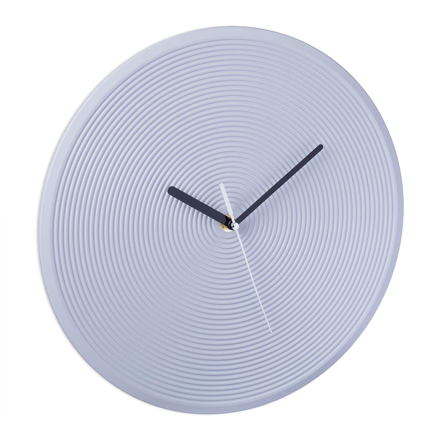 Grå minimalistisk väggklocka – elegant design, batteridriven | Hem & Hobby | Pryloteket