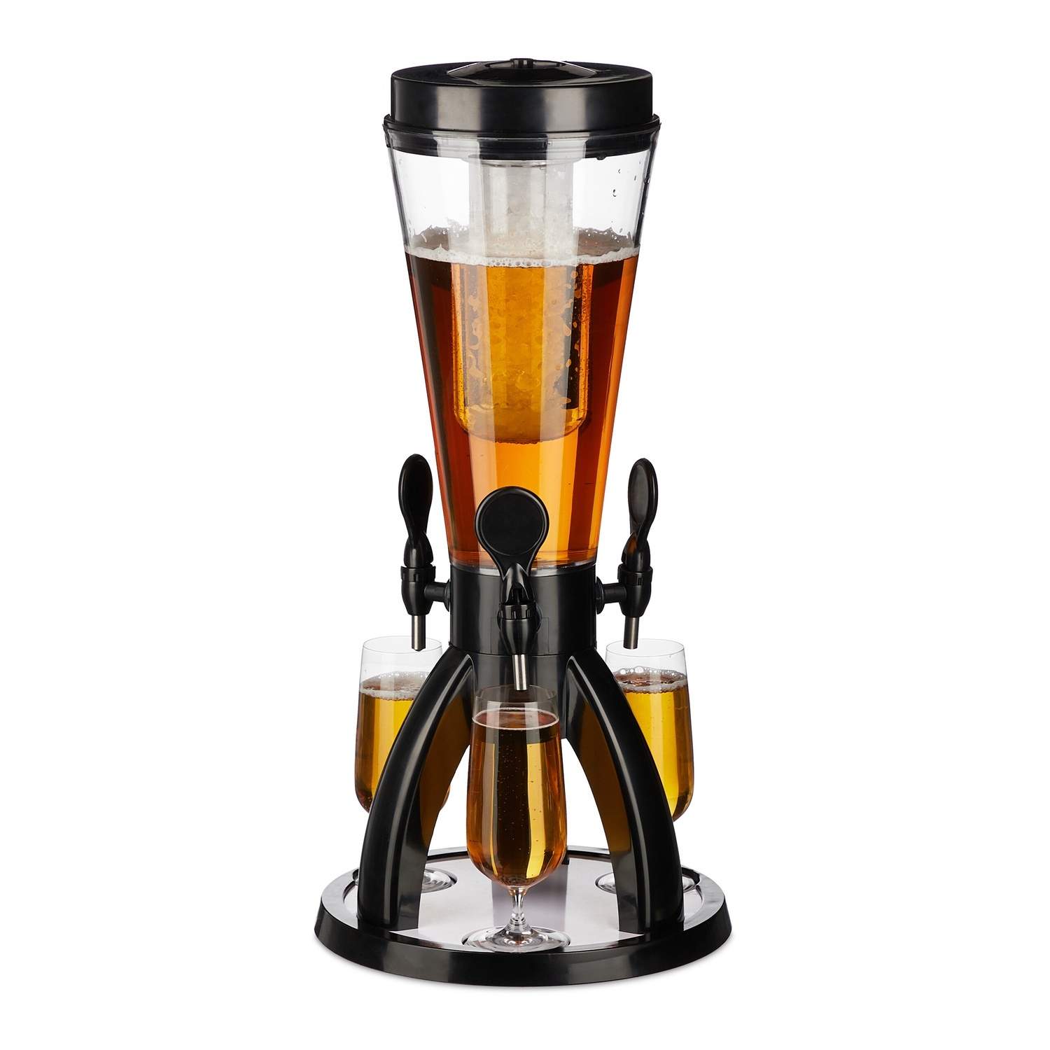 4L Øltårn med 3 haner – Perfekt til fester