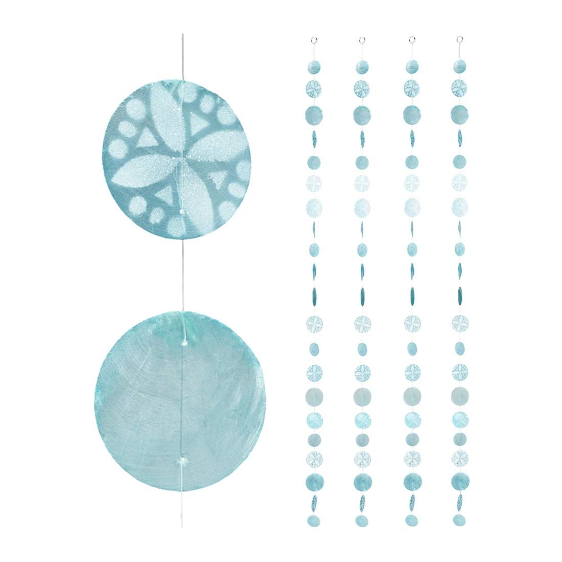 Färgglada Capiz Shell Garland Set – Inomhus/Utomhusdekor | Hem & Hobby | Pryloteket