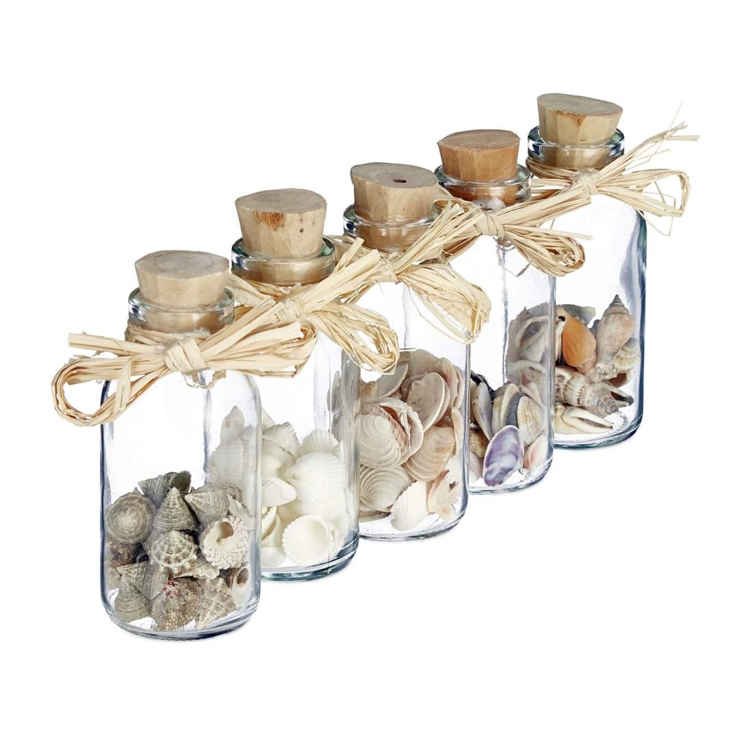Dekorativa snäckskalsflaskor – Beach Vibes för heminredning | Hem & Hobby | Pryloteket