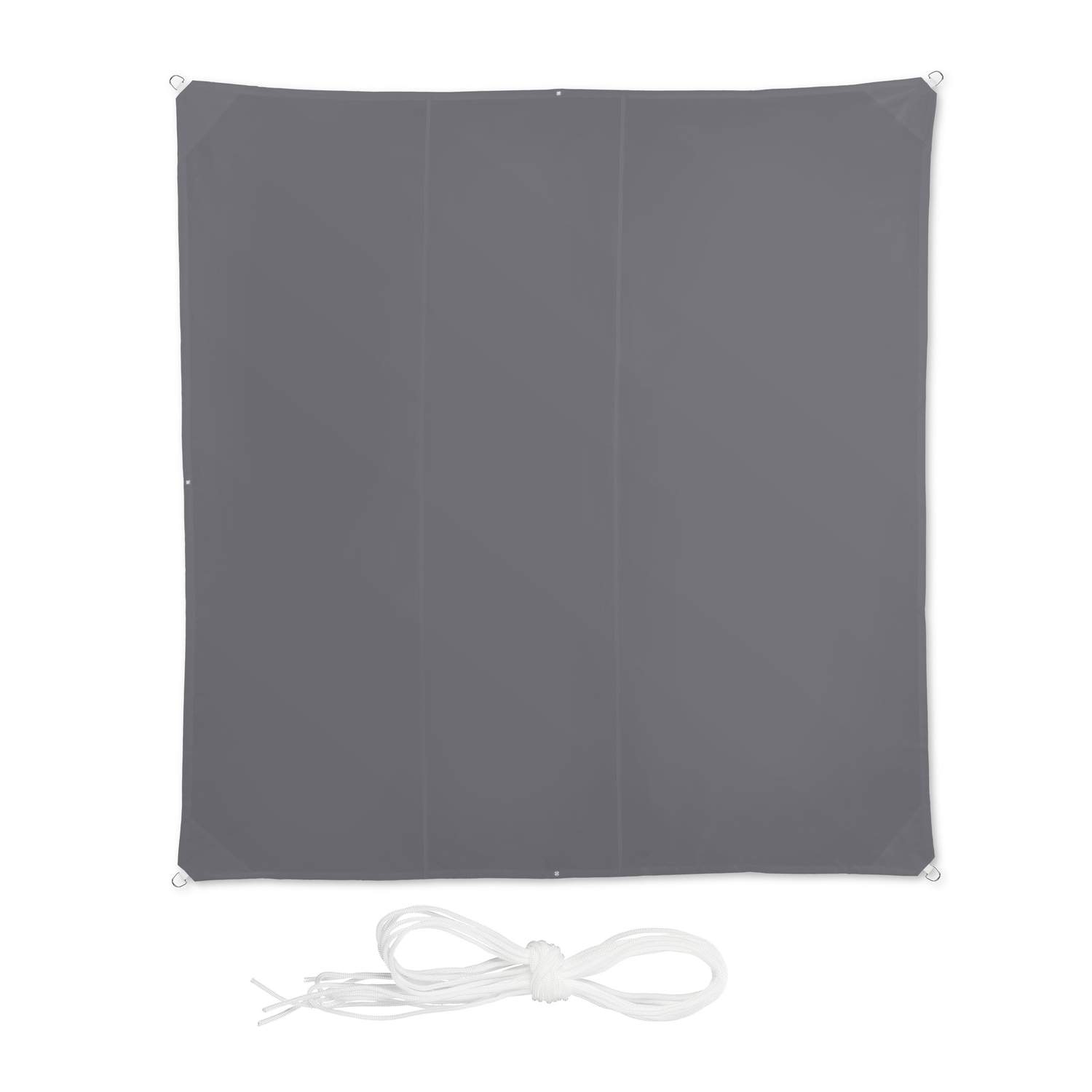 Grey Square Shade Sail – UV-beskyttelse, vejrbestandig