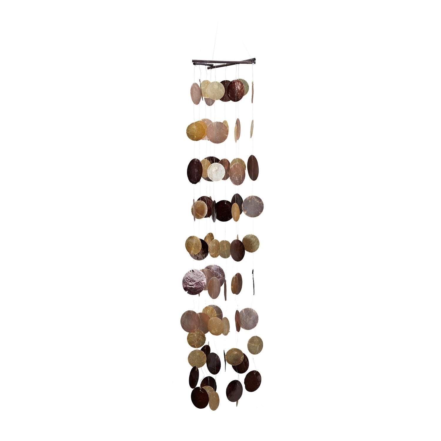 Capiz Shell Wind Chimes – farverig, beroligende lyd